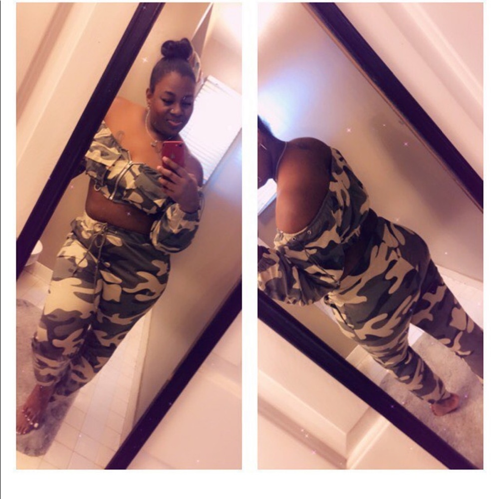 Camo jogger set